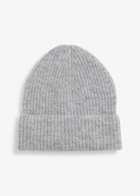 Bonnet en laine d&rsquo;alpaga m&eacute;lang&eacute;e, bonprix