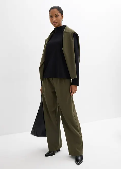 T-shirt col roul&eacute; 100% coton, bonprix