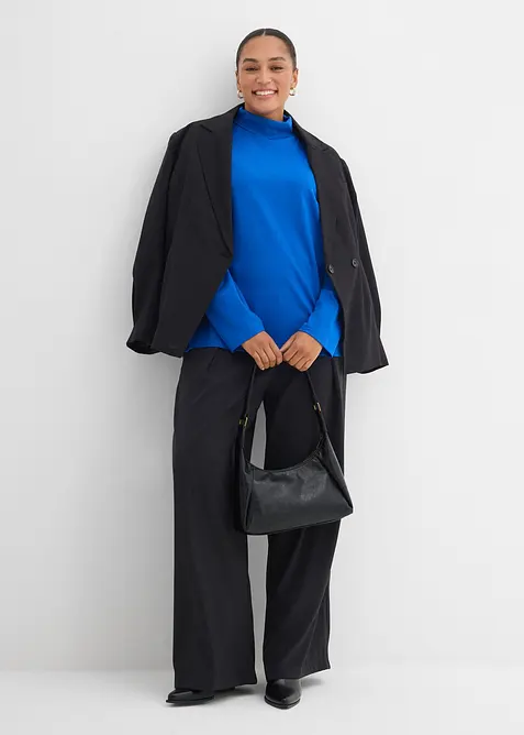 T-shirt col roul&eacute; 100% coton, bonprix