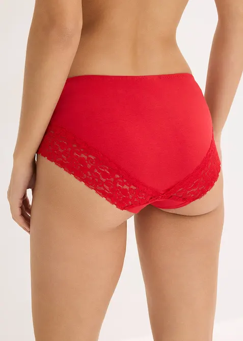 Lot de 4 culottes &agrave; dentelle, bonprix