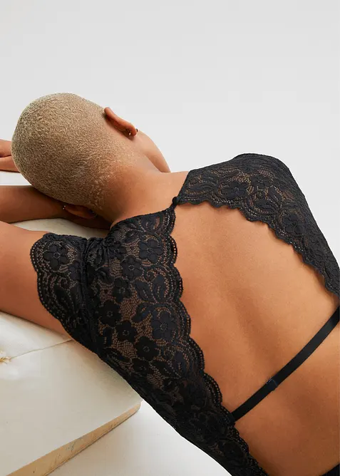 Body en velours sans armatures, bonprix