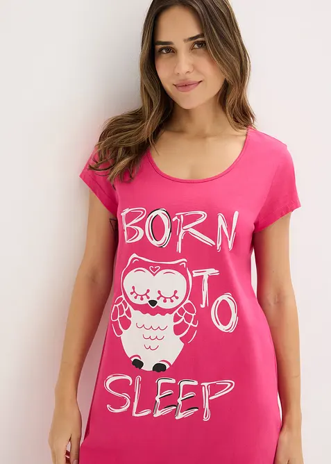Chemise de nuit 100% coton, bonprix
