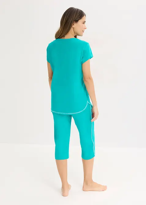 Pyjama corsaire 100% coton, bonprix