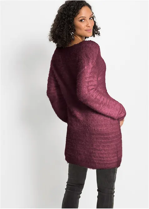 Pull long duveteux, bonprix