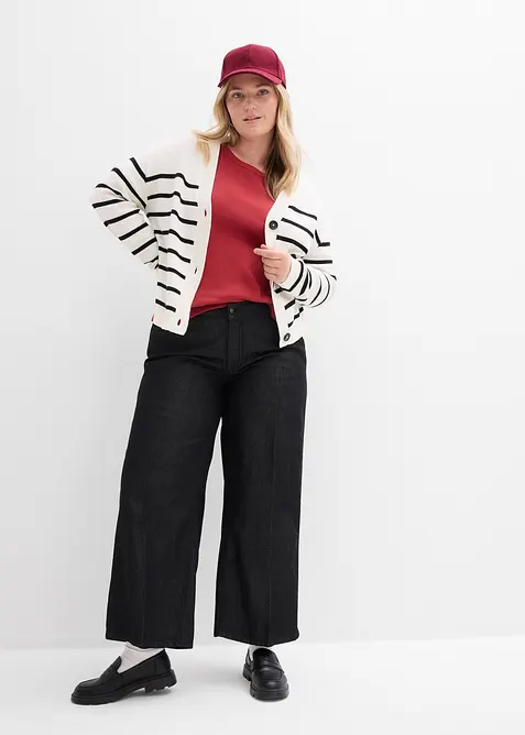 Lot de 2 t-shirts en coton c&ocirc;tel&eacute;, bonprix