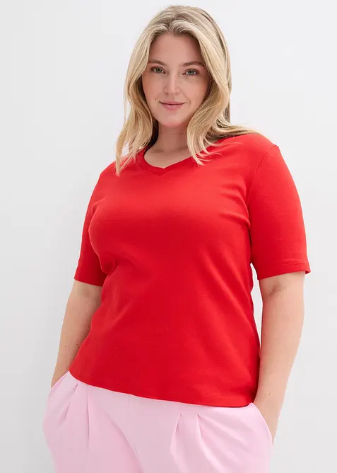 Lot de 2 T-shirts c&ocirc;tel&eacute;s, bonprix