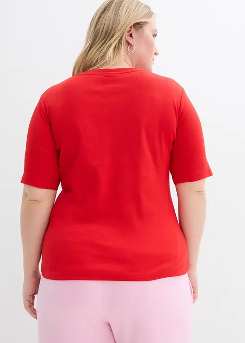 Lot de 2 T-shirts c&ocirc;tel&eacute;s, bonprix