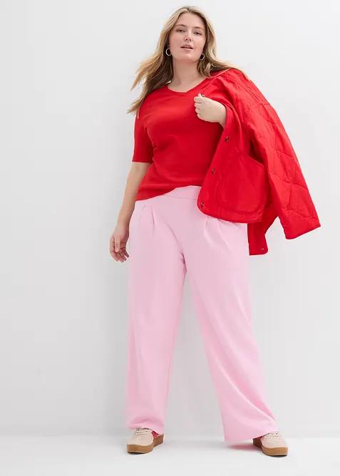 Lot de 2 T-shirts c&ocirc;tel&eacute;s, bonprix