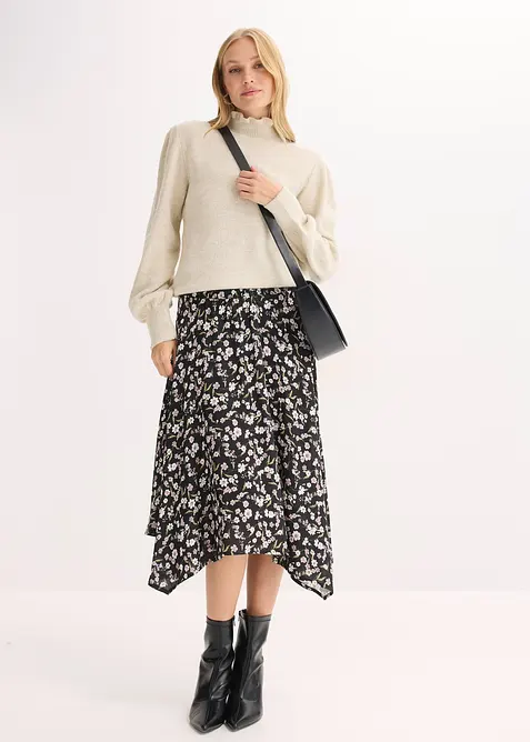 Pull col roul&eacute;, bonprix