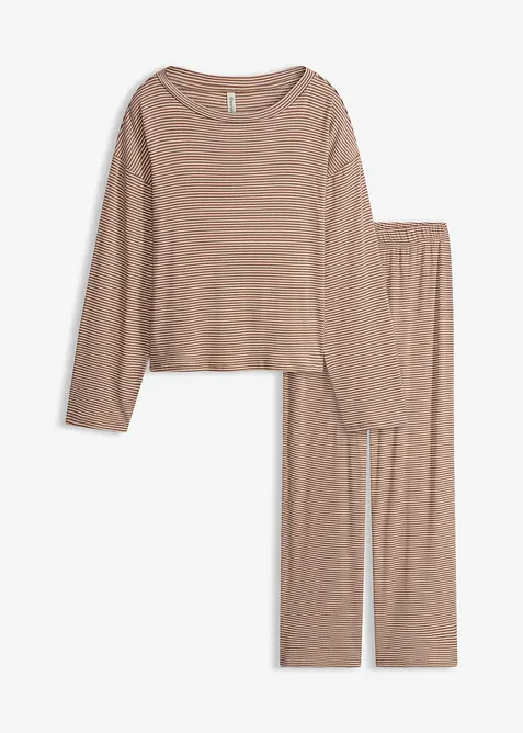 Pyjama oversize en coton doux, bonprix