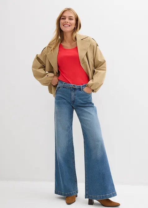 T-shirt manches longues 100% coton, bonprix