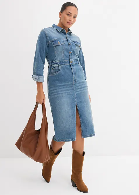 Robe en jean, bonprix