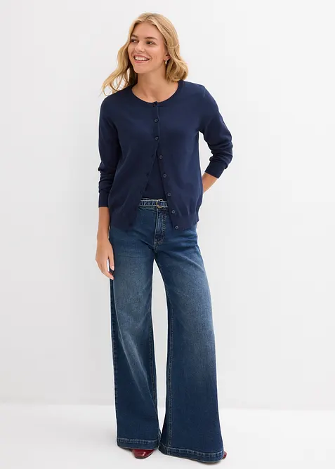 Gilet en fine maille, bonprix