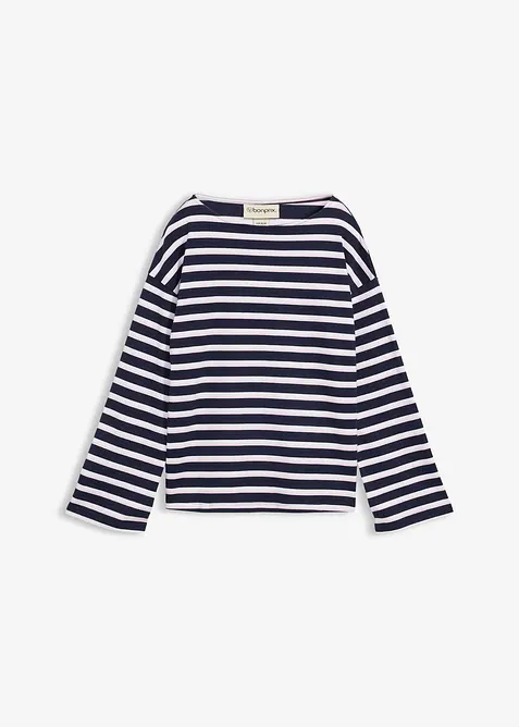 T-shirt manches longues 100% coton, bonprix