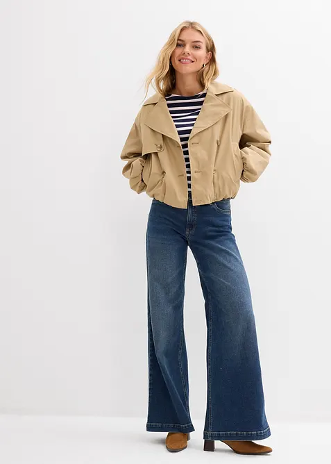 T-shirt manches longues 100% coton, bonprix