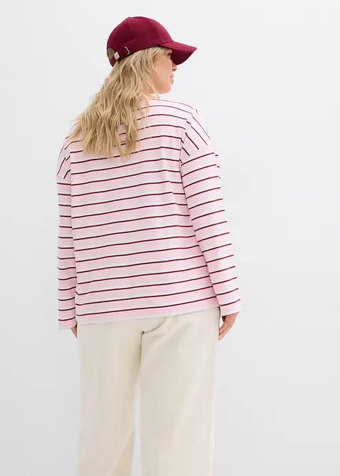 T-shirt manches longues 100% coton, bonprix