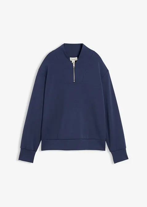 Sweat-shirt doux en mati&egrave;re n&eacute;opr&egrave;ne, bonprix