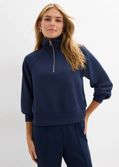 Sweat en mati&egrave;re n&eacute;opr&egrave;ne douce, bonprix
