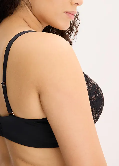 Soutien-gorge &agrave; coques et fil brillant, bonprix