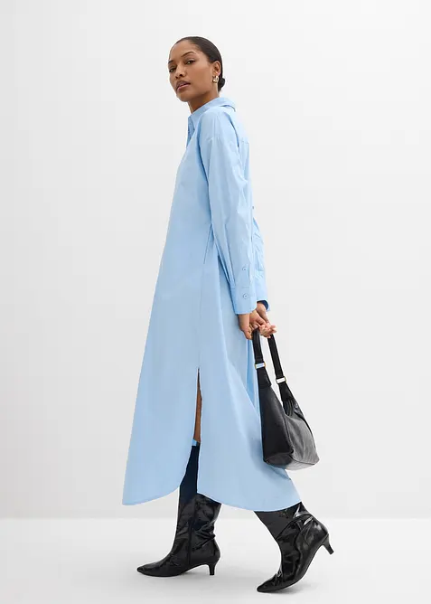 Robe-chemise 100% coton, bonprix