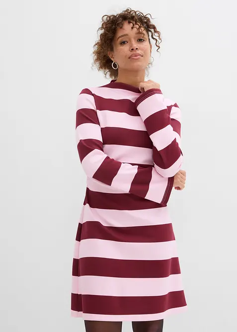 Robe en jersey &agrave; col montant, bonprix