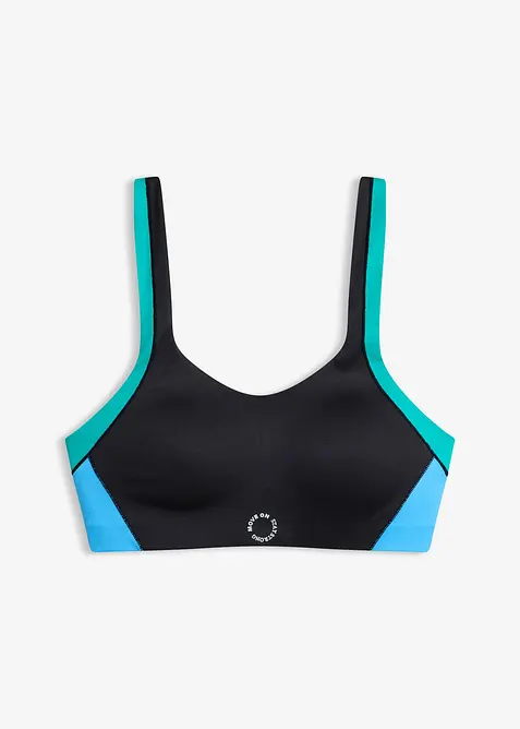 Soutien-gorge de sport rembourr&eacute;, maintien mod&eacute;r&eacute;, bonprix