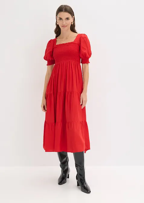 Robe midi imprim&eacute;e, bonprix