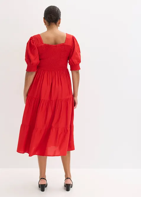 Robe midi imprim&eacute;e, bonprix