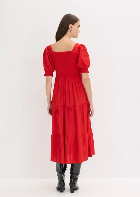 Robe midi imprim&eacute;e, bonprix