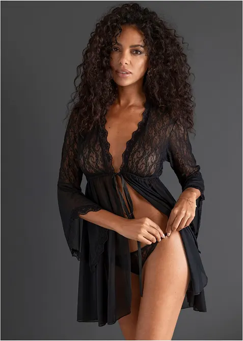 Kimono et string (ens. 2 pces), bonprix