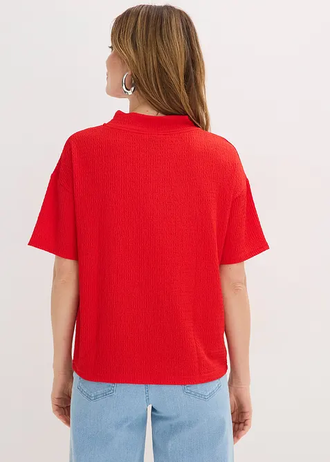 T-shirt en cr&ecirc;pe textur&eacute;, bonprix