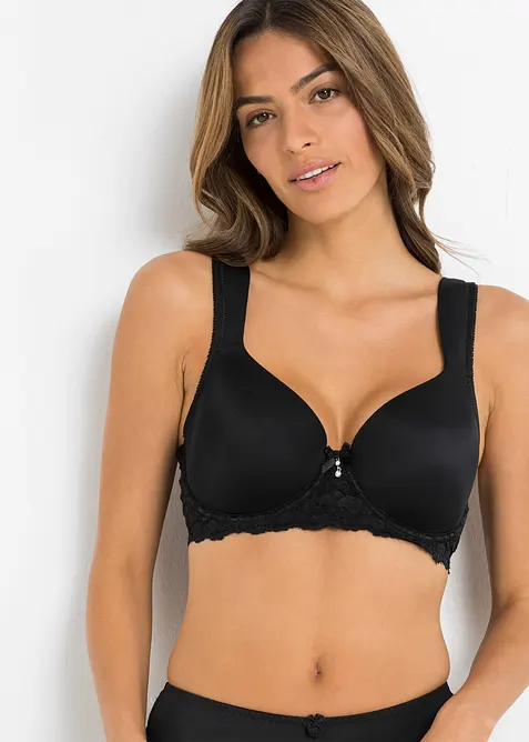 Soutien-gorge &agrave; coques et bretelles rembourr&eacute;es, bonprix