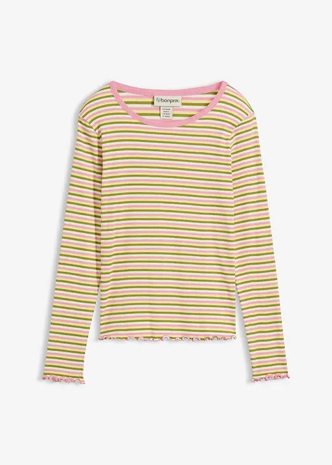 T-shirt ray&eacute; en coton c&ocirc;tel&eacute;, bonprix