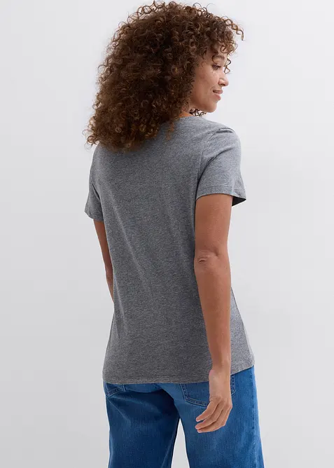 T-shirt en coton et viscose, bonprix