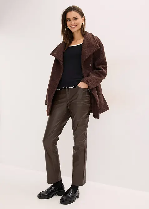 T-shirt manches longues c&ocirc;tel&eacute;, bonprix