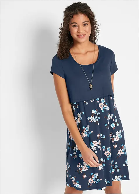 Robe de grossesse et d&rsquo;allaitement en jersey, bonprix