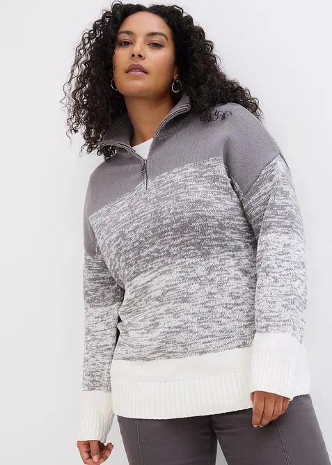 Pull camionneur &agrave; effet ombr&eacute;, bonprix