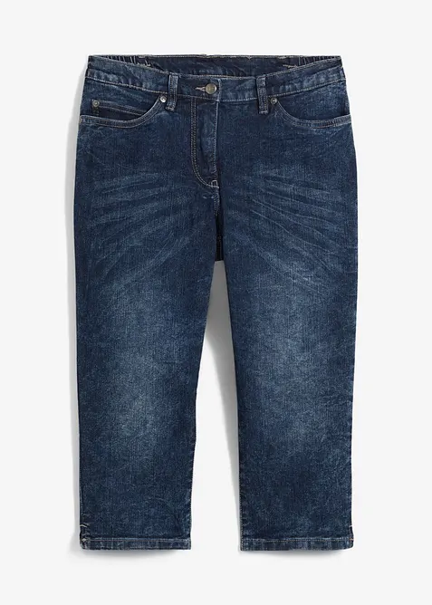 Jean droit, taille mi-haute, extensible, bonprix