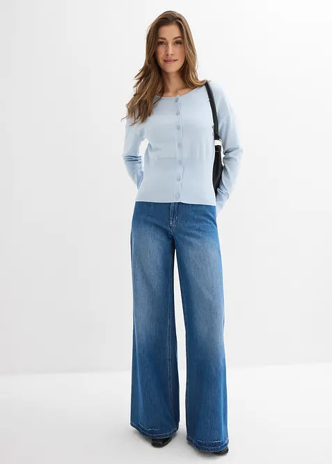 Gilet en fine maille, bonprix