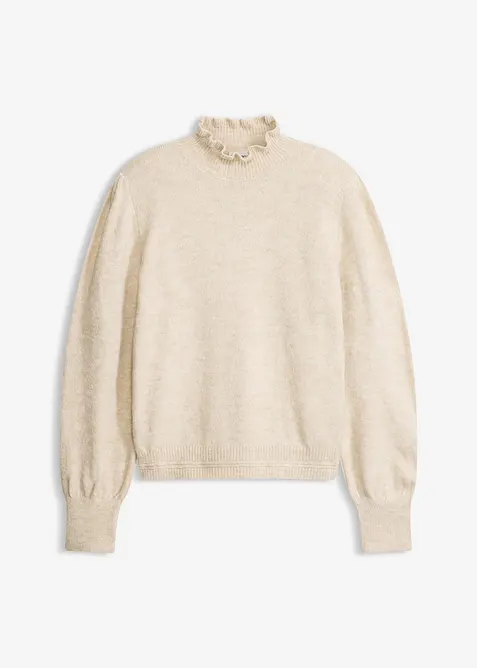 Pull col roul&eacute;, bonprix