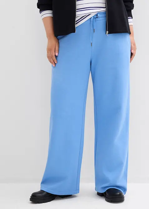 Jogging taille haute 100% coton, bonprix