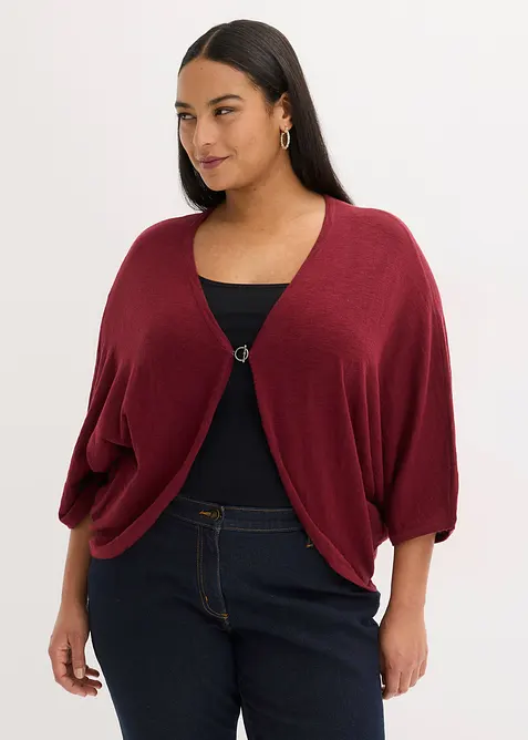 Gilet en fine maille 100% coton, bonprix