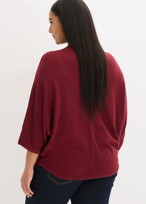 Gilet en fine maille 100% coton, bonprix