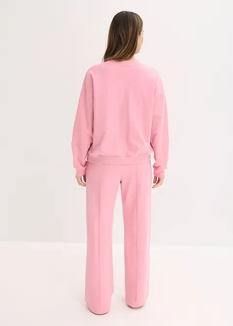 Ensemble d&rsquo;int&eacute;rieur en sweat avec haut raccourci, bonprix