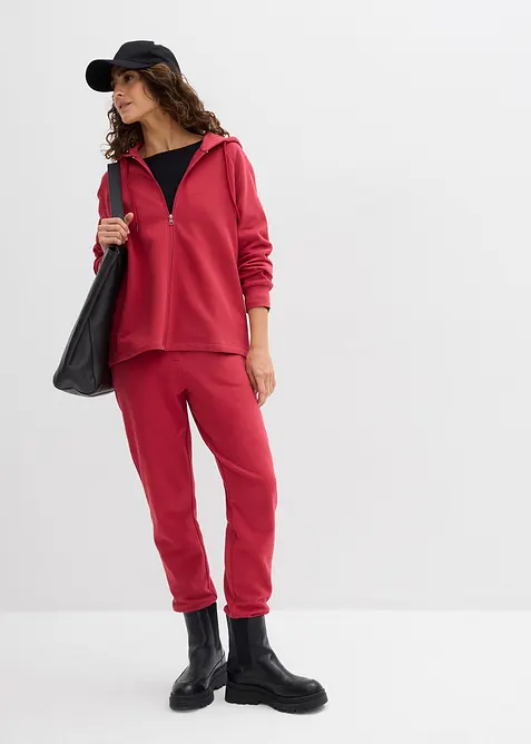 Sweat zipp&eacute; 100% coton, bonprix