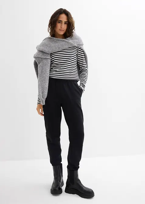 Lot de 2 pantalons sweat 100% coton, bonprix