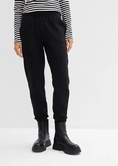 Lot de 2 pantalons sweat 100% coton, bonprix