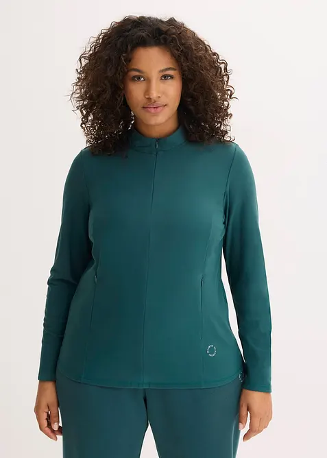 Veste thermique &agrave; s&eacute;chage rapide, partiellement zipp&eacute;e, bonprix