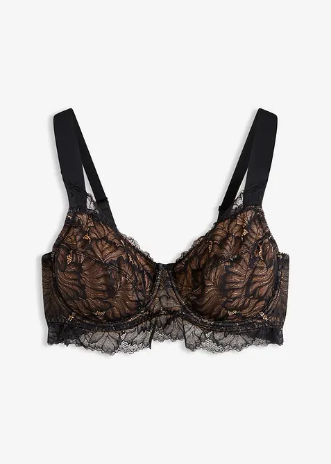Soutien-gorge minimiseur &agrave; bretelles rembourr&eacute;es, bonprix