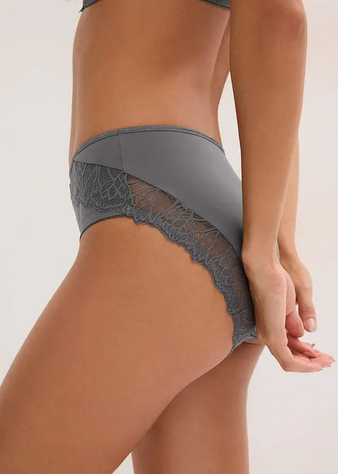 Slip maxi avec dentelle, bonprix